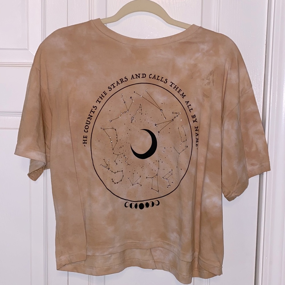Chemistry Brand Zodiac Short Sleeve Crop Top